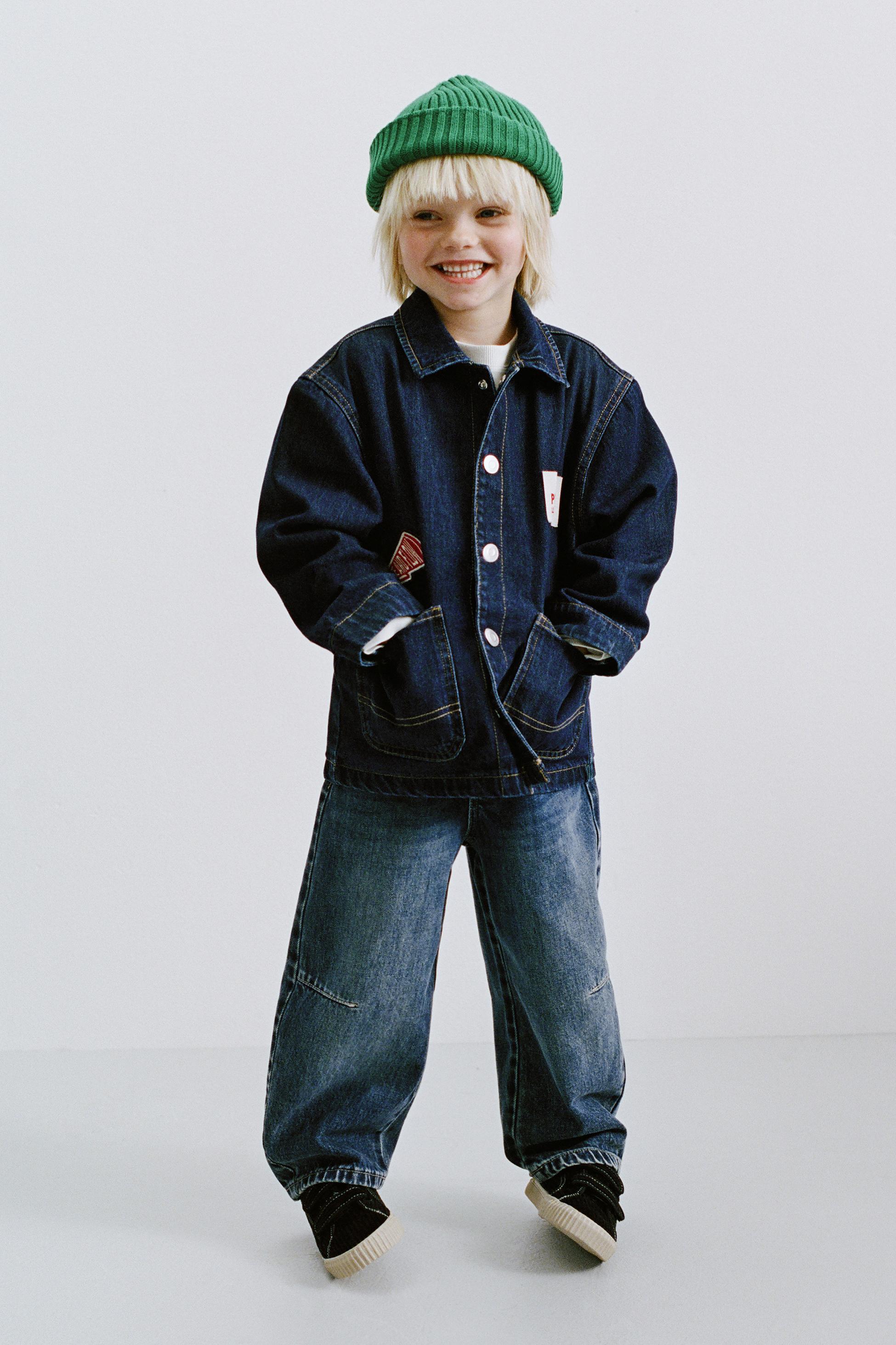 BARREL PLEATED JEANS